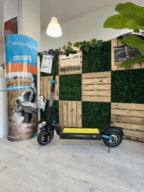 SmartGyro Rockway Patinete eléctrico 500W | 800W pico, 50 km autonomía, suspensión doble y luces LED