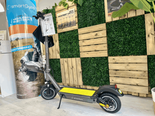 SmartGyro K2 Titán Patinete eléctrico certificado 500W | 800W pico, 50 km autonomía, doble suspensión y APP