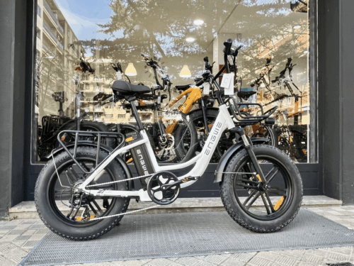Engwe L20 Bicicleta eléctrica paso bajo fat bike 250W | 140 km autonomía, batería extraíble, neumáticos 20x4.0
