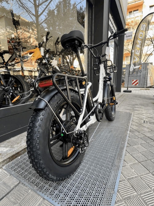 Engwe L20 Bicicleta eléctrica paso bajo fat bike 250W | 140 km autonomía, batería extraíble, neumáticos 20x4.0 - Imagen 4