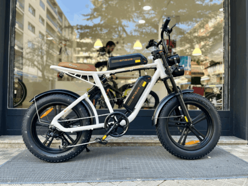 Engwe M20 Bicicleta eléctrica estilo moto 750W | Doble batería 26Ah, 150 km autonomía, suspensión completa