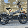 Engwe EP-2 Pro 2022 Version 750W 20" Fat Bike 13Ah Bicicleta de Montaña Plegable EMTB Doble Suspensión Color Gris