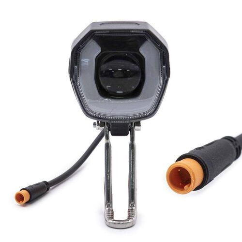 Faro led con claxon negro 12-72v con conector waterproof - Imagen 3