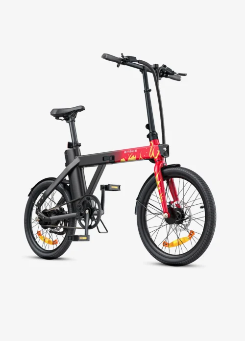 Engwe P20 Bicicleta eléctrica urbana plegable | Sensor de par, transmisión por correa y autonomía 100 km - Imagen 3