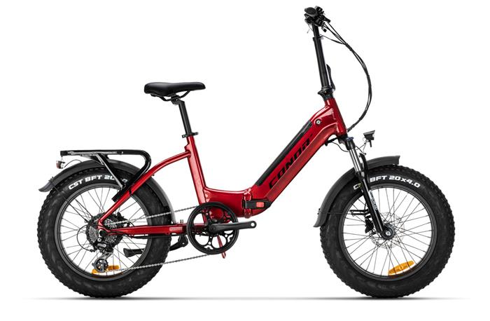 Conor MAUI FAT Bicicleta eléctrica plegable | 20” FAT, motor 250W (55Nm), batería 36V 11,4Ah (410Wh) y autonomía 70 km